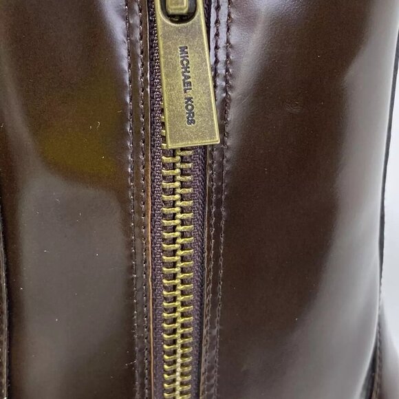 NEW MICHAEL KORS Womens Blake Bootie Size 7M Lace-Up Combat Side-Zip Round Toe - Picture 6 of 7